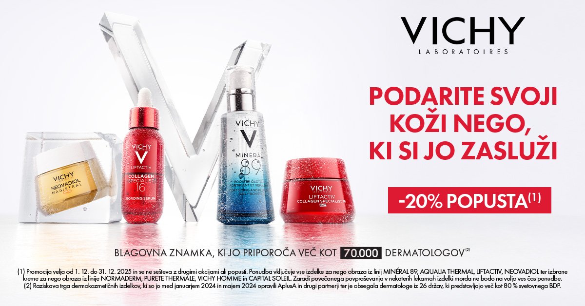 Vichy Winter Promo - Podarite svoji koži nego, ki si jo zasluži