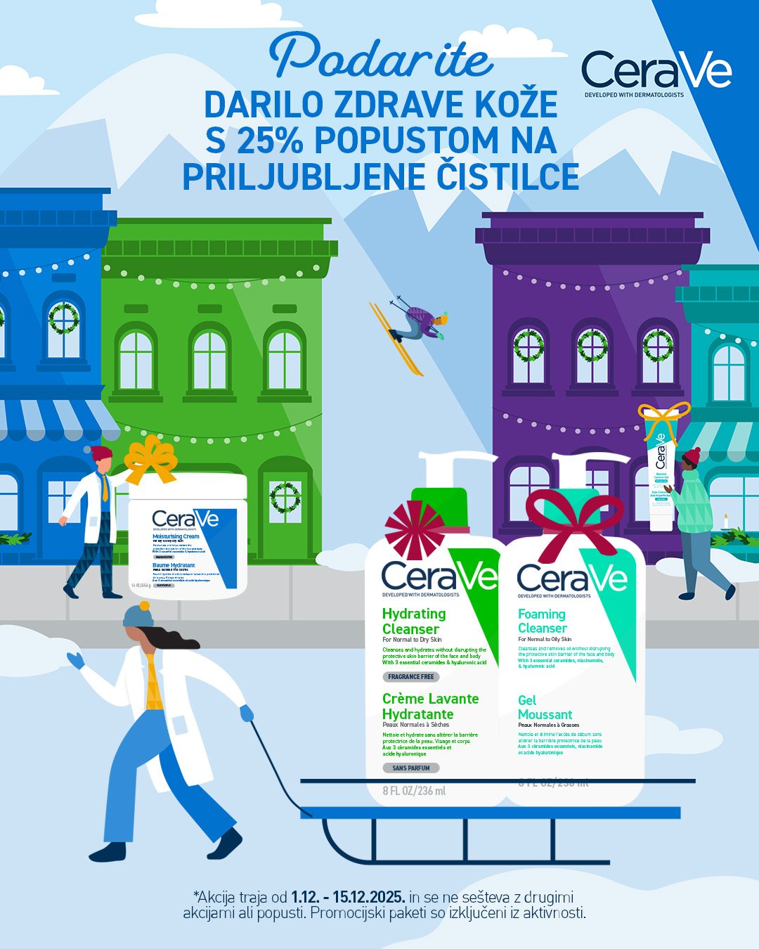 CeraVe Cleansers praznična ponudba